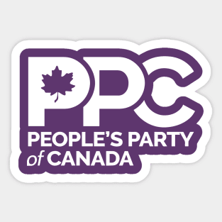 People's Party of Canada PPC Full Logo Sticker